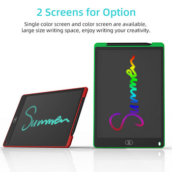 12 Ηλεκτρονικός ψηφιακός πίνακας σχεδίασης 8,5 ιντσών LCD tablet γραφής με δυνατότητα διαγραφής με ένα κλικ, με κουμπί κλειδώματος Δώρο για παιδιά