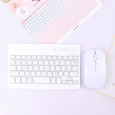 Tablet bežična tipkovnica za iPad Pro 2021 11 12.9 10.5 Teclado, tipkovnica kompatibilna s Bluetoothom Miš za iPad 8th 7th Air 4 3 2