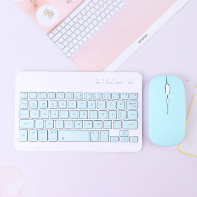 Tablet bežična tipkovnica za iPad Pro 2021 11 12.9 10.5 Teclado, tipkovnica kompatibilna s Bluetoothom Miš za iPad 8th 7th Air 4 3 2