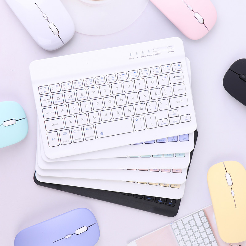 Tablet bežična tipkovnica za iPad Pro 2021 11 12.9 10.5 Teclado, tipkovnica kompatibilna s Bluetoothom Miš za iPad 8th 7th Air 4 3 2