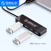 ORICO Mini USB HUB Multi 4 porta brzi USB 2.0 razdjelnik prijenosni OTG adapter za prijenosna računala Dodaci za tablet računala
