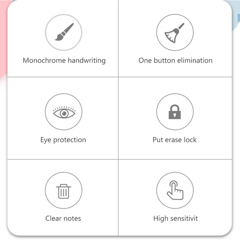 TISHRIC 10 inčni LCD tablet za pisanje za djecu Ploča za crtanje LCD tablet za crtanje s brisanjem i ekranom za tablete za crtanje