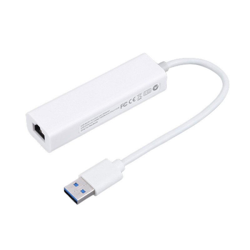 USB čvorište tipa C na Ethernet adapter Adapter visoke brzine prijenosa s 1000MBPs Ethernet za iOS prijenosno računalo Mac Android