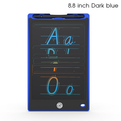 8 hüvelykes kézírásos LCD-képernyő, hordozható vázlatos graffiti, kézzel festett tábla, színes írólap tollal tanuló gyermekek számára Megjegyzés
