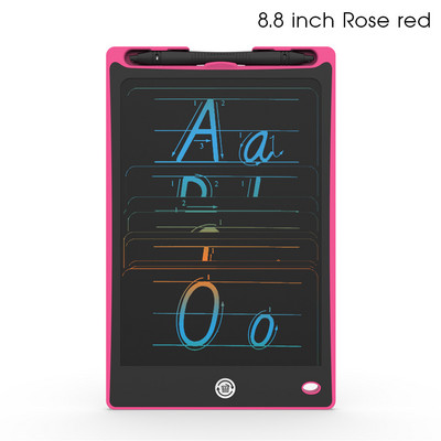 8 hüvelykes kézírásos LCD-képernyő, hordozható vázlatos graffiti, kézzel festett tábla, színes írólap tollal tanuló gyermekek számára Megjegyzés