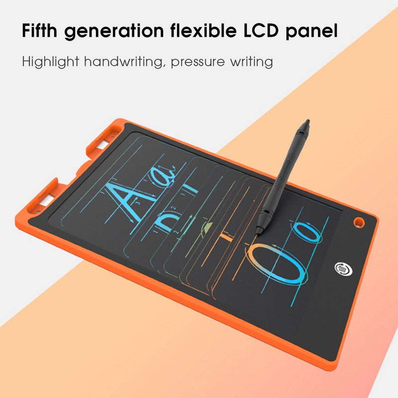 8 hüvelykes kézírásos LCD-képernyő, hordozható vázlatos graffiti, kézzel festett tábla, színes írólap tollal tanuló gyermekek számára Megjegyzés
