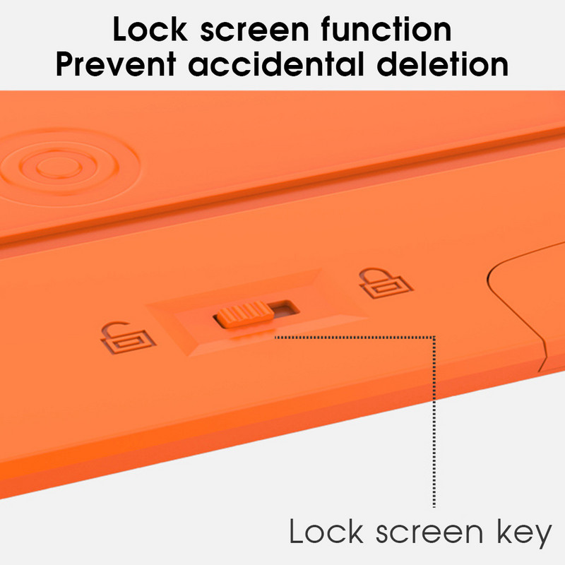 8 hüvelykes kézírásos LCD-képernyő, hordozható vázlatos graffiti, kézzel festett tábla, színes írólap tollal tanuló gyermekek számára Megjegyzés