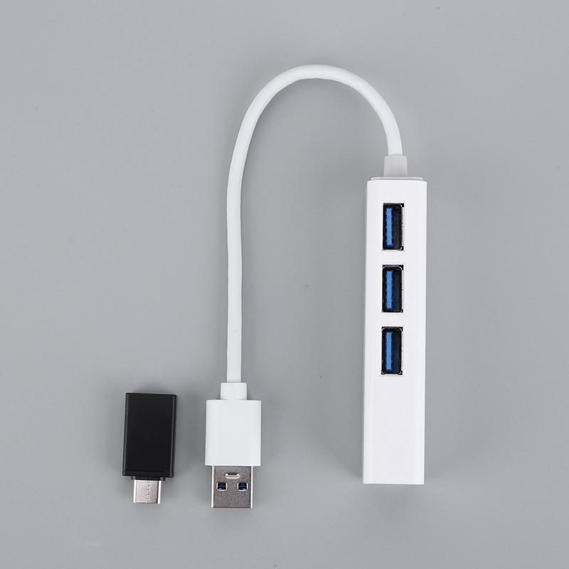 USB 3.0 HUB Multi C tipa sadalītājs USB C uz Ethernet RJ45 adaptera sargspraudnis 1000 MBPs liels ātrums iOS klēpjdatoram Macbook Pro Android