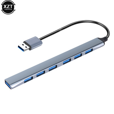USB Type-C 7 portos HUB OTG adapter USB 3.0 2.0 HUB bővítőelosztó Macbook laptop PC merevlemezes egér billentyűzethez