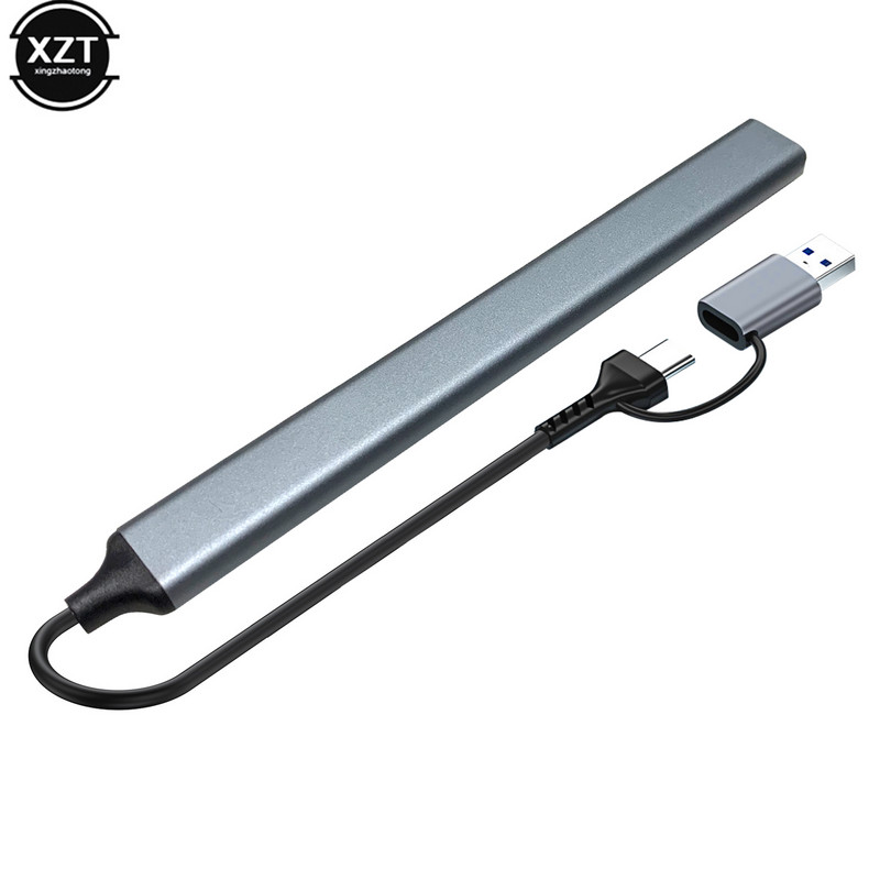 USB Type-C 7 portos HUB OTG adapter USB 3.0 2.0 HUB bővítőelosztó Macbook laptop PC merevlemezes egér billentyűzethez