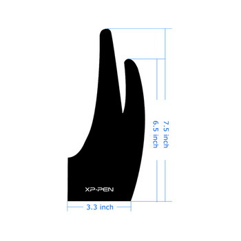 Ръкавица XPPen Ръкавица със свободен размер за таблет за рисуване/дисплей Копирна дъска/Led Light Box/IPad