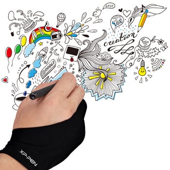 XPPen Glove Free Size Glove for Drawing Tablet/Display Copy Board/Led Light Box/IPad