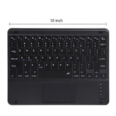Jutiklinė kilimėlis belaidė Bluetooth klaviatūra Nešiojama MINI klaviatūra skirta Ipad iPhone Samsung Huawei Xiaomi Tablet Mobilus Telefonas Kompiuteris