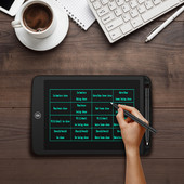 Jucării de vopsea cadou cadou pentru copii de 10 inchi Tabletă de scris LCD Tabletă digitală de desen grafic Table electronică de scris de mână cu stilou gros