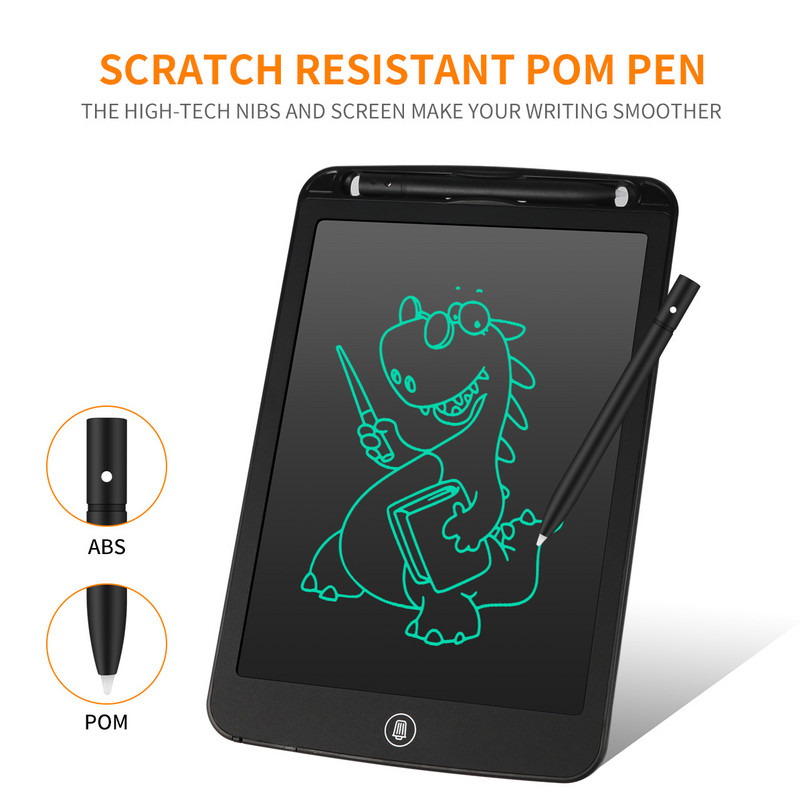 10 colių vaikų dovanų dažų žaislai skystųjų kristalų rašymo planšetė Skaitmeninė grafinė piešimo planšetė Elektroninė rašymo ranka padėklų lenta su storu rašikliu