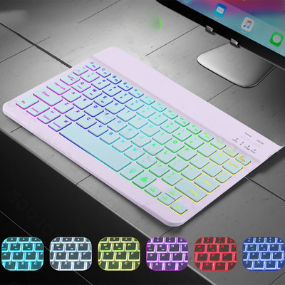 Pentru iPad Tastatură Tastatură fără fir retroiluminată compatibil Bluetooth Pentru Samsung Xiaomi Huawei Apple Phone Laptop Tabletă Tastatură