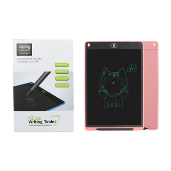 12\'\' Παιδιά που ζωγραφίζουν παιχνίδια Δώρα Ταμπλέτα γραφής LCD Ψηφιακή κάρτα γραφικών Ηλεκτρονικό μπλοκ γραφής + στυλό για παιδιά Δώρο