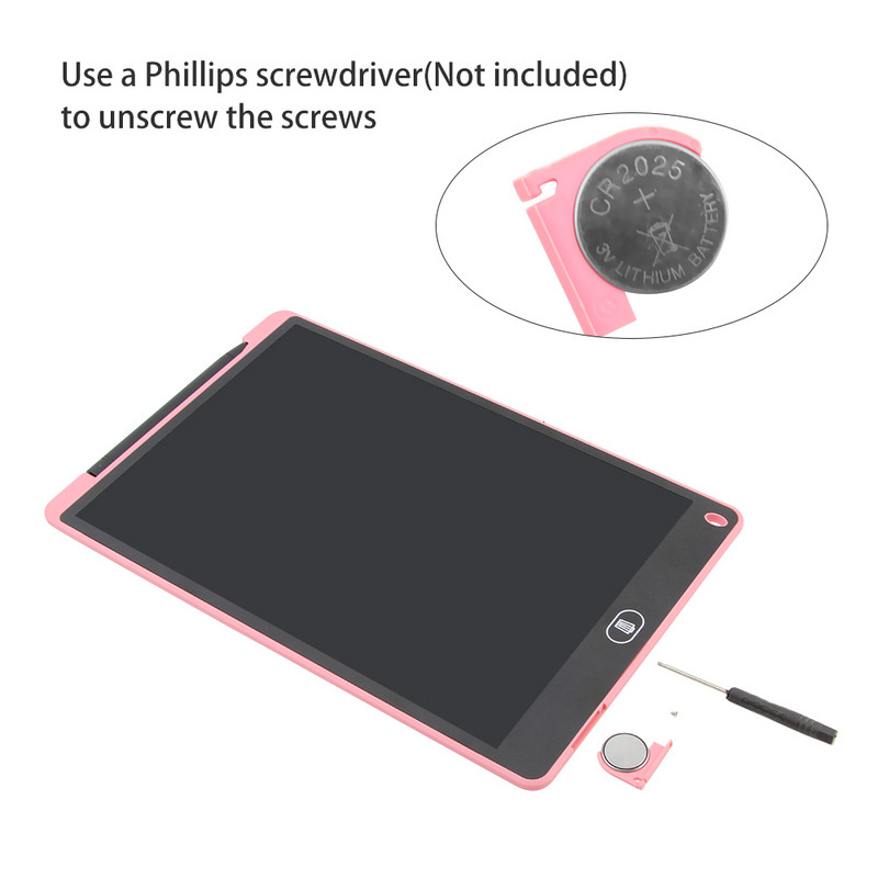 12'' Dječje igračke za crtanje Pokloni LCD Tablet za pisanje Digitalna grafička ploča Elektronski blok za rukopis + olovka za djecu Poklon