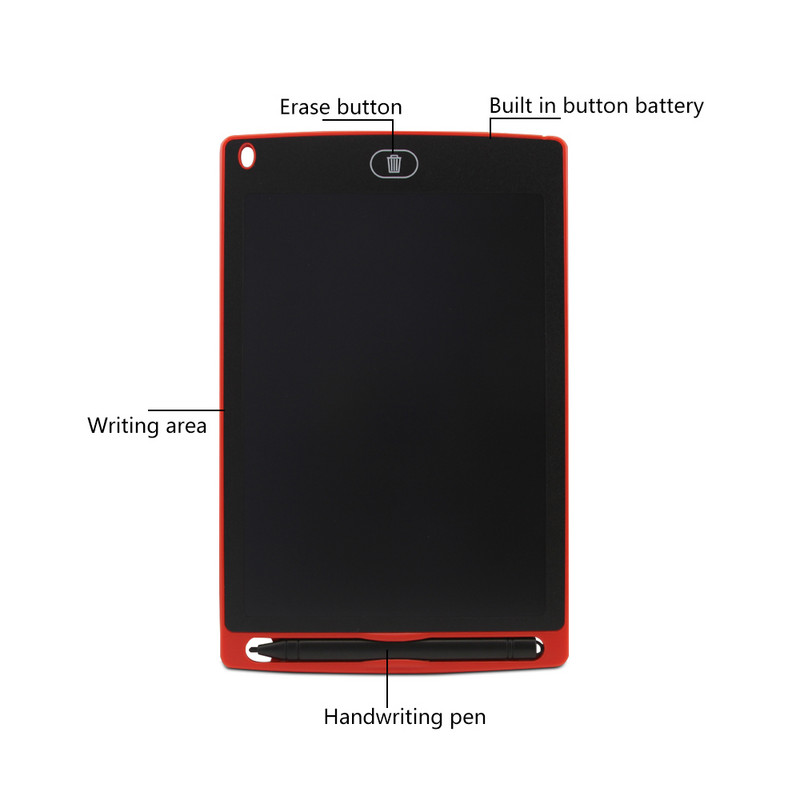 CHYI belaidis popierinis LCD rašomasis planšetinis kompiuteris 8,5 colio skaitmeninė piešimo lenta Elektroninė grafinė užrašų knygelė, skirta vaikams piešti