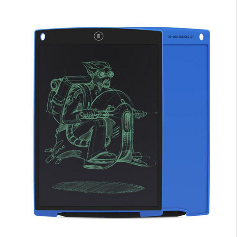 12 colių skystųjų kristalų rašymo planšetinis kompiuteris Skaitmeninės rašymo ranka pagalvėlės Nešiojama elektroninė piešimo lenta Itin plona lenta su rašikliu, skirta vaikų žaislams