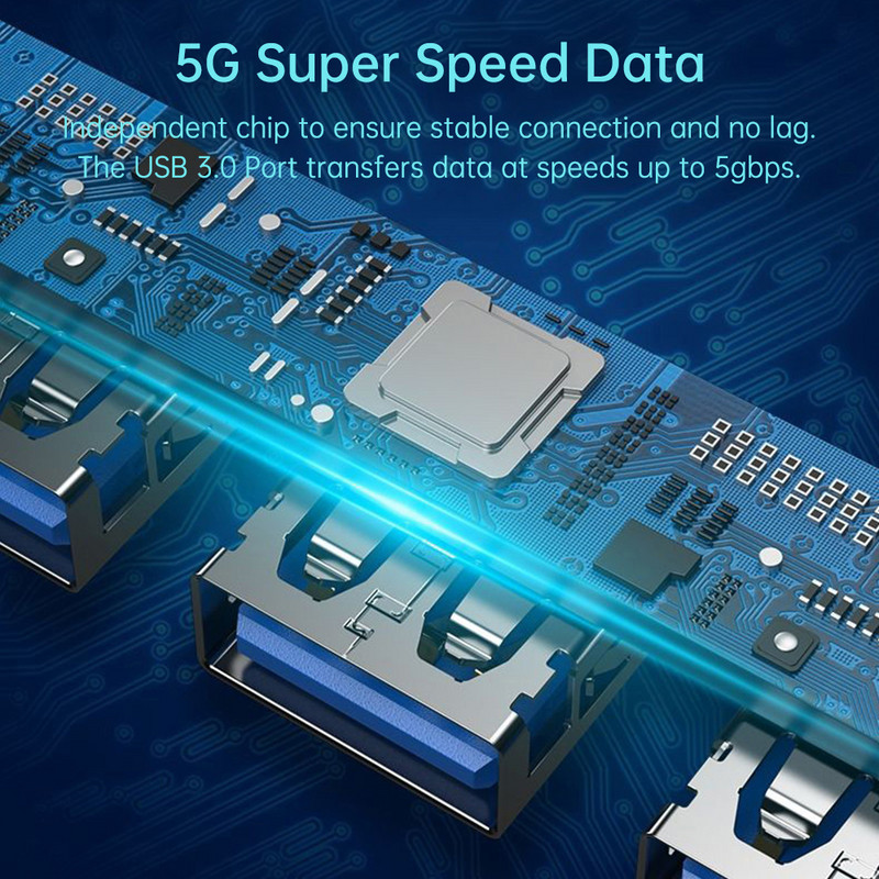 4-u-1 HUB Type C na USB 3.0 Hub 4 porta USB Splitter Kompatibilan s MacBook Pro/Air Surface Pro PS4 XPS PC Flash Drive