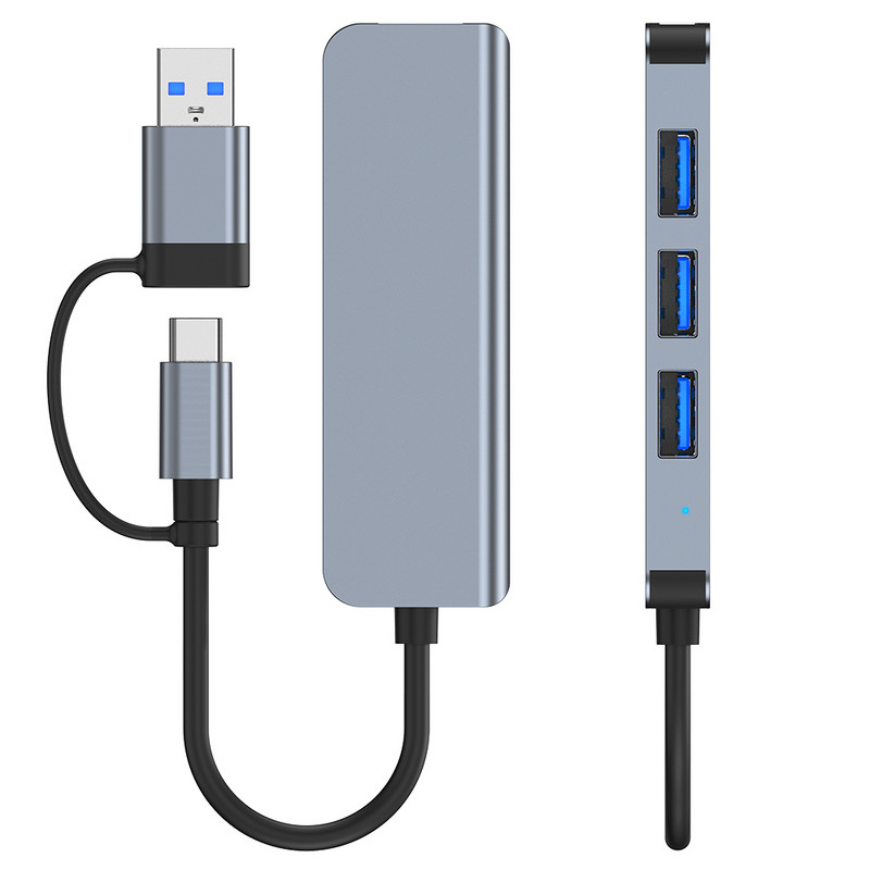 4-u-1 HUB Type C na USB 3.0 Hub 4 porta USB Splitter Kompatibilan s MacBook Pro/Air Surface Pro PS4 XPS PC Flash Drive