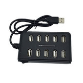 Otthoni USB 2 0 hub univerzális USB-A adapter 10 portos átalakító elosztó
