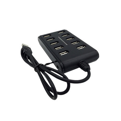 Otthoni USB 2 0 hub univerzális USB-A adapter 10 portos átalakító elosztó