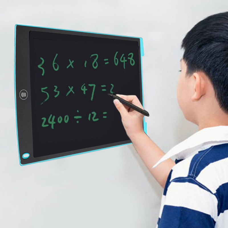 Elisona 12 colių LCD elektroninis rašymas piešimo planšetės lentos padėklai Skaitmeninė juodoji lenta Nepopierinis biuras su rašiklio priedu