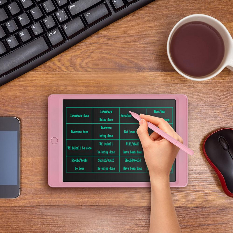 8,5 hüvelykes ultravékony digitális írótábla-támogatás Grafikus rajztáblák Elektronikus kézírás-párna festőtábla Jegyzettömb