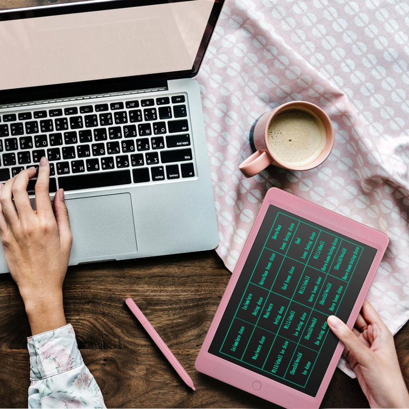 8,5 hüvelykes ultravékony digitális írótábla-támogatás Grafikus rajztáblák Elektronikus kézírás-párna festőtábla Jegyzettömb