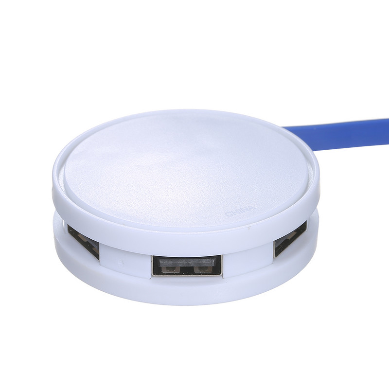 Mini prijenosni 4-u-1 čvorište s 4 USB 2.0 priključka USB muški na 4 USB ženski adapter za prijenosno stolno računalo USB produžni konverter