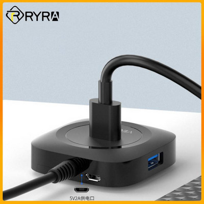 RYRA Usb Hub 3 0 Usb 3.0 Splitter Usb 2.0 Няколко порта Usb3 Hab Multi Port Mini Multiple Аксесоари за лаптоп USB-Hub Expander Fo