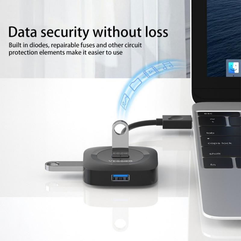 RYRA USB-jaotur 3 0 Usb 3.0 jaotur USB 2.0 mitu porti Usb3 Hab mitme pordiga mini-mitu sülearvuti tarvikud USB-jaoturi laiendaja Fo