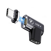 140 W USB4.0 magnetski adapter USB C na tip C 40 Gbps brzo punjenje magnetski konverter kabelski konektor 8K@60 Hz USB tip C uređaji