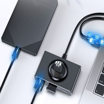 Настолна мишка, клавиатура, високоскоростен разширен адаптер, предаване на данни, 4 порта, USB 3.0 хъб, USB разширител
