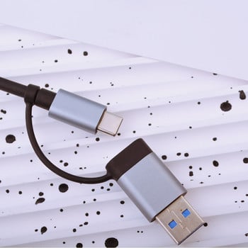 Για Macbook ARK Multimedia Διανομέας USB 4 θυρών USB A Type C σε 4*USB3.0 Προσαρμογέας Usb Splitter Τύπος c Σταθμός σύνδεσης