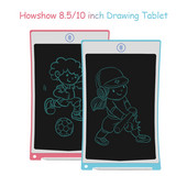 LCD piešimo planšetinis kompiuteris Howshow 8,5 10 colių skaitmeninis rašymas grafinis rašymo ranka padas Elektroninė lenta Stylus mesa digitalizadora