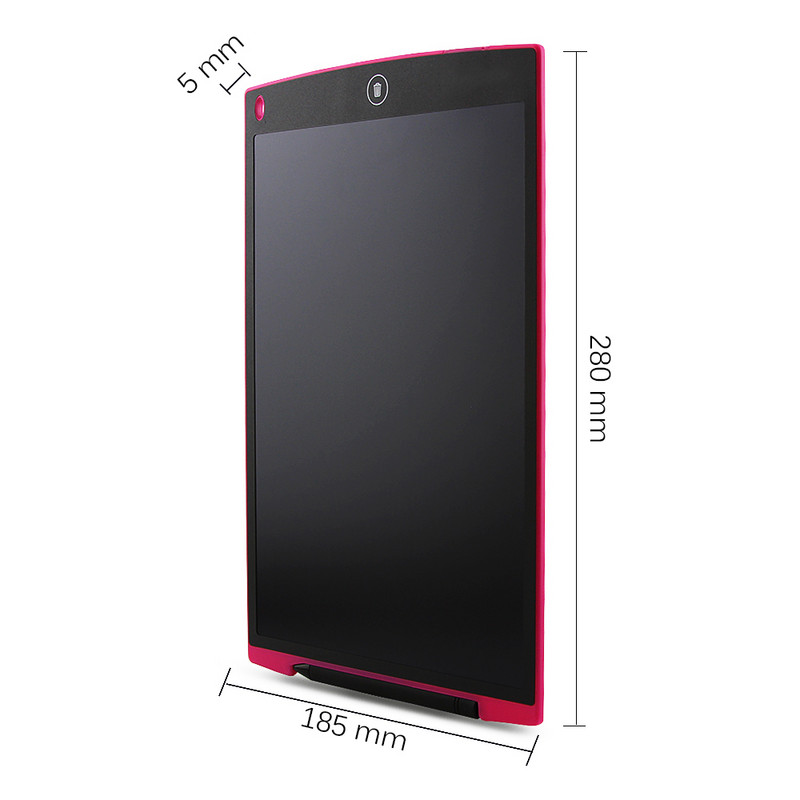 CHUYI 12 hüvelykes LCD írótábla rajz Ultravékony elektronikus tábla Papírmentes kézírási padok Grafikus táblagépek táblák gyerekeknek ajándék