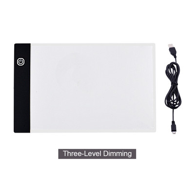 CHIPAL A5 LED piešimo planšetė skaitmeninė grafikos plokštė USB LED šviesos dėžutė kopijavimo bloknotas elektroninis meno grafikos tapybos rašymo planšetinis kompiuteris