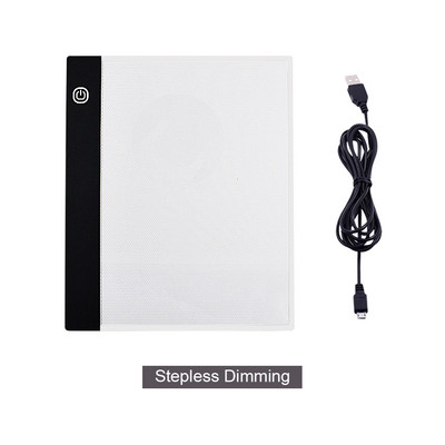 CHIPAL A5 LED piešimo planšetė skaitmeninė grafikos plokštė USB LED šviesos dėžutė kopijavimo bloknotas elektroninis meno grafikos tapybos rašymo planšetinis kompiuteris