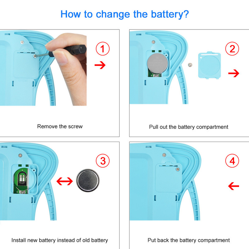 CHIPAL 8,5 hüvelykes színes LCD írótábla hordozható elektronikai rajztábla digitális üzenőfal kézírással