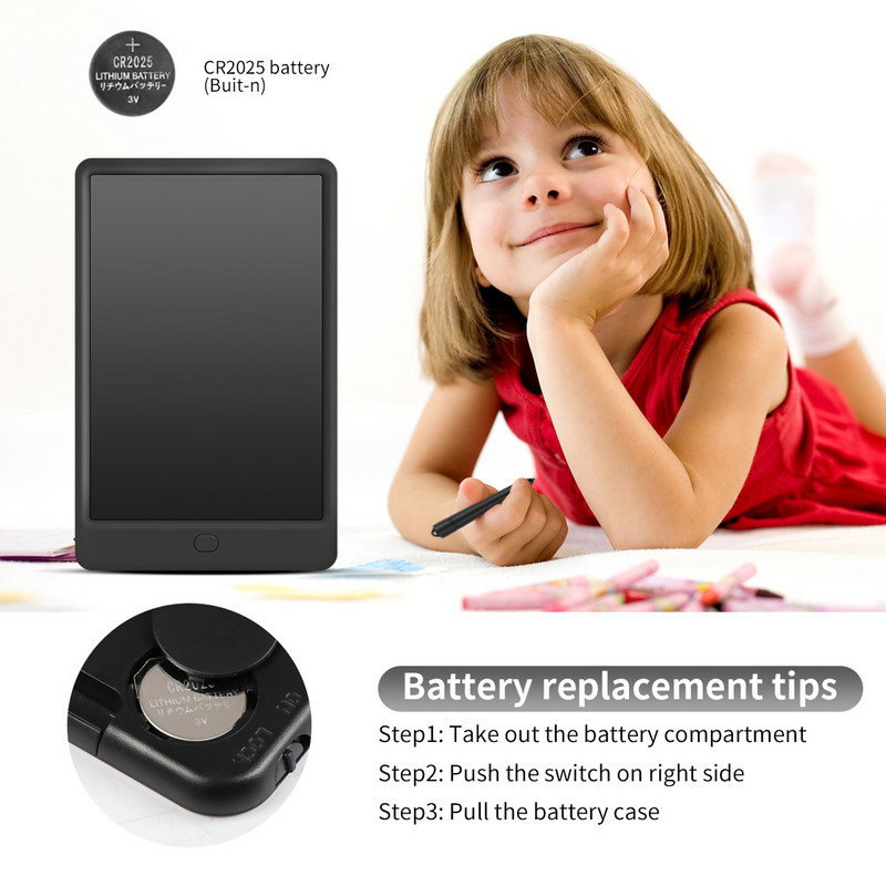 10 hüvelykes LCD grafikus író digitális tábla hordozható elektronikus rajzlapok gyerekeknek ajándék
