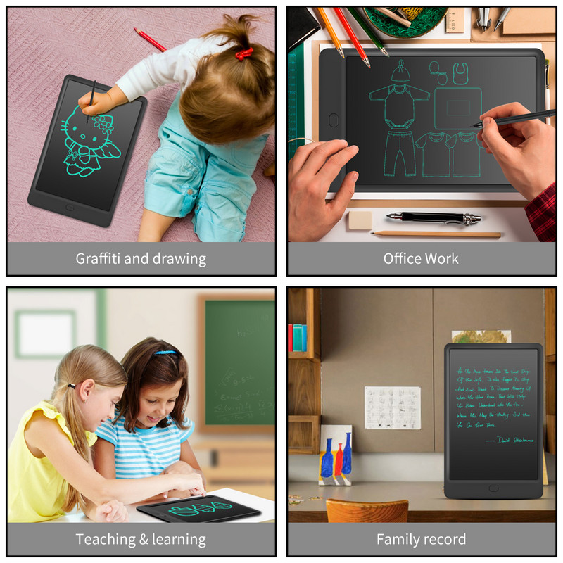 10 hüvelykes LCD grafikus író digitális tábla hordozható elektronikus rajzlapok gyerekeknek ajándék