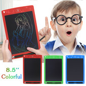 Jucării de desen pentru copii colorate de 8,5 inchi Tabletă de scris LCD Placă grafică digitală Tampă electronică de scris de mână + stilou pentru cadou pentru copii