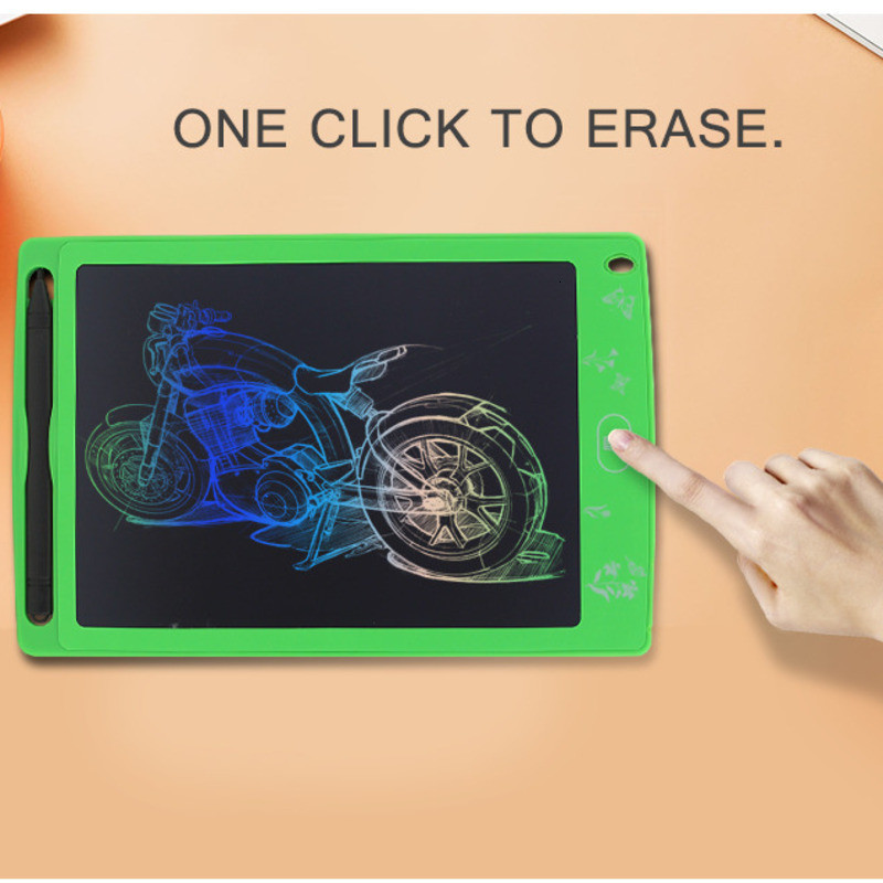 Jucării de desen pentru copii colorate de 8,5 inchi Tabletă de scris LCD Placă grafică digitală Tampă electronică de scris de mână + stilou pentru cadou pentru copii
