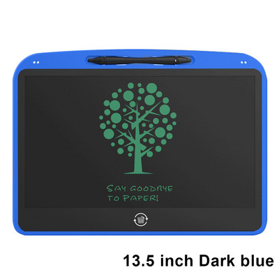 13,5 colio nešiojama elektroninė piešimo planšetė, ranka rašoma lenta Spalvinga skystųjų kristalų rašymo planšetė su rašikliu vaikams Studijų pastabos juodraštis