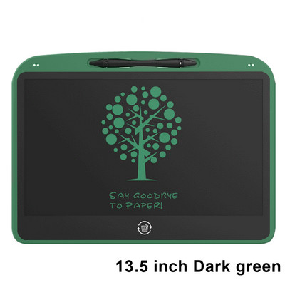 13,5 colio nešiojama elektroninė piešimo planšetė, ranka rašoma lenta Spalvinga skystųjų kristalų rašymo planšetė su rašikliu vaikams Studijų pastabos juodraštis