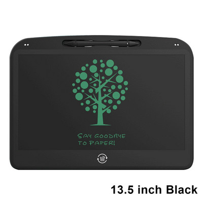 13,5 colio nešiojama elektroninė piešimo planšetė, ranka rašoma lenta Spalvinga skystųjų kristalų rašymo planšetė su rašikliu vaikams Studijų pastabos juodraštis