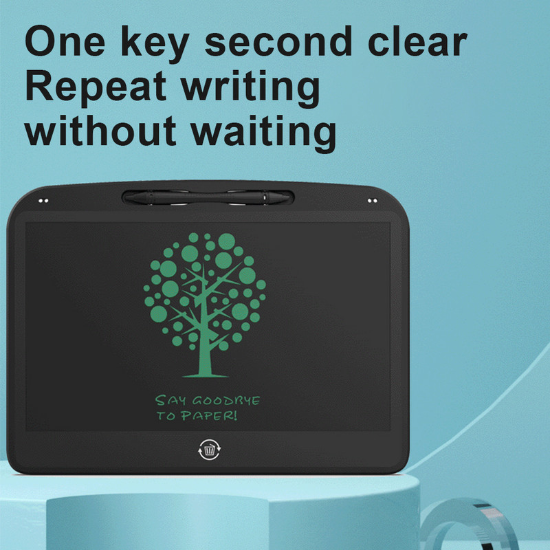 13,5 colio nešiojama elektroninė piešimo planšetė, ranka rašoma lenta Spalvinga skystųjų kristalų rašymo planšetė su rašikliu vaikams Studijų pastabos juodraštis